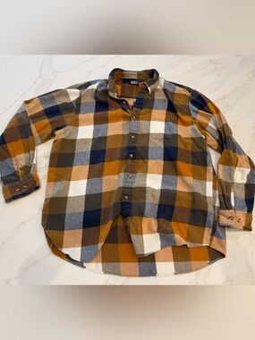 Men's Boca Classics Plaid Button-Up Shirt Size: XXL